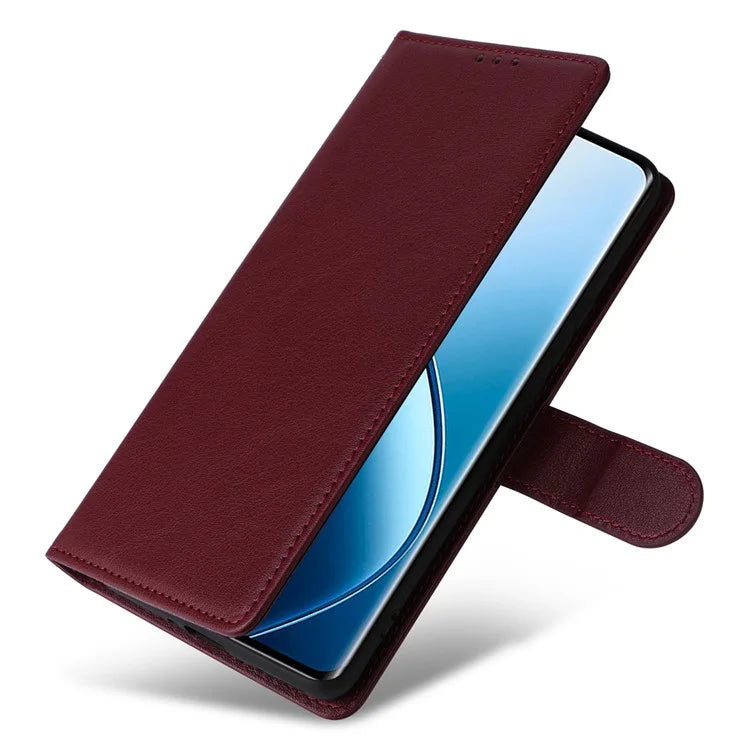 For Realme 12 Pro+ 5G / Realme 12 Pro 5G Case 3 Card Slots PU Leather Wallet Stand Phone Cover