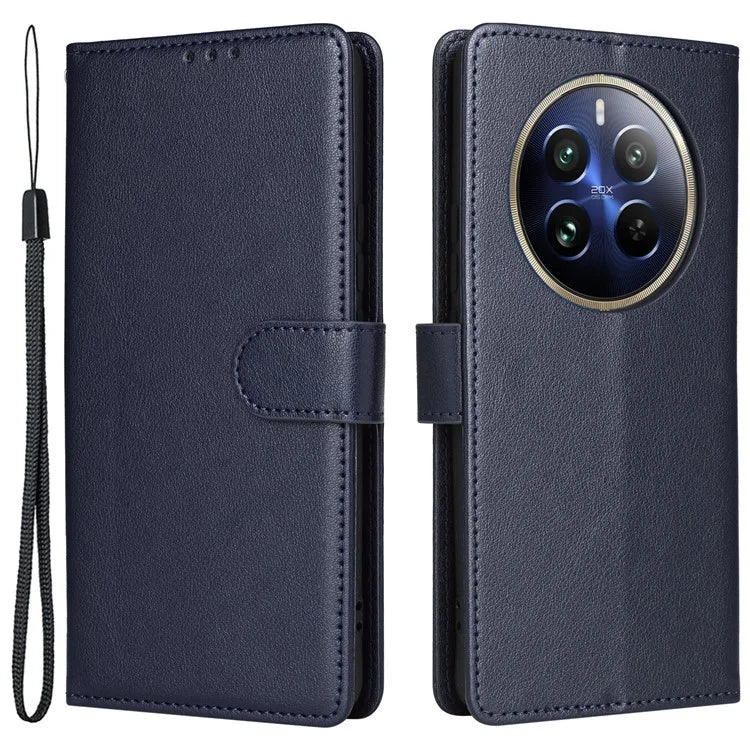 For Realme 12 Pro+ 5G / Realme 12 Pro 5G Case 3 Card Slots PU Leather Wallet Stand Phone Cover