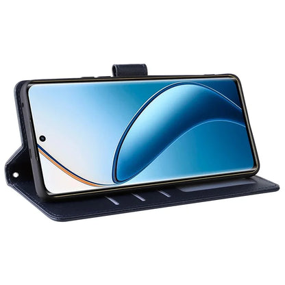 For Realme 12 Pro+ 5G / Realme 12 Pro 5G Case 3 Card Slots PU Leather Wallet Stand Phone Cover
