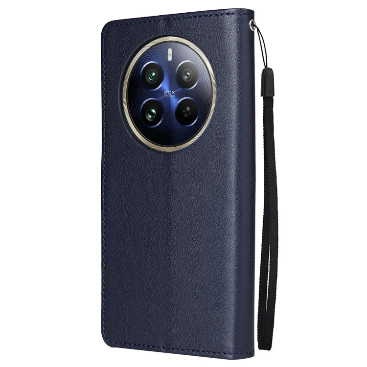 For Realme 12 Pro+ 5G / Realme 12 Pro 5G Case 3 Card Slots PU Leather Wallet Stand Phone Cover
