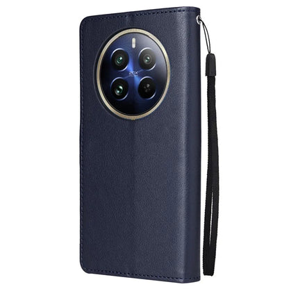 For Realme 12 Pro+ 5G / Realme 12 Pro 5G Case 3 Card Slots PU Leather Wallet Stand Phone Cover