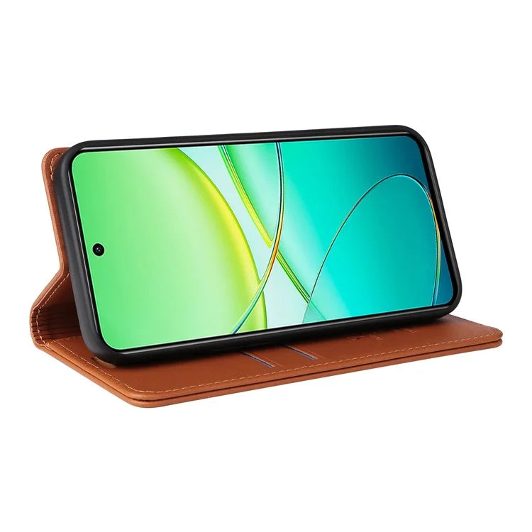 YIKATU YK-001 For vivo Y38 5G / Y200i 5G / T3x Stand Case Magnetic PU Leather Phone Cover