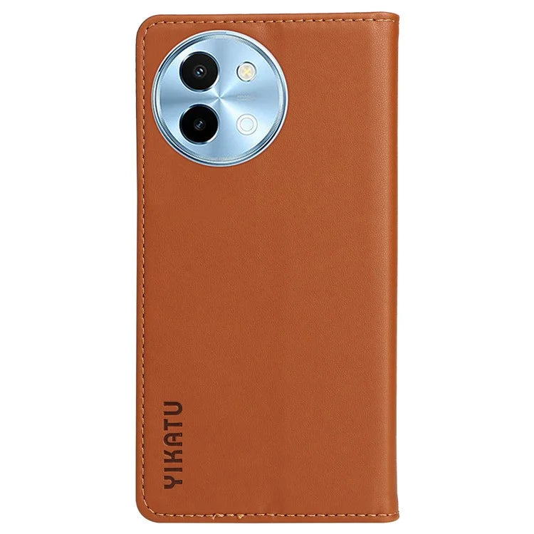 YIKATU YK-001 For vivo Y38 5G / Y200i 5G / T3x Stand Case Magnetic PU Leather Phone Cover