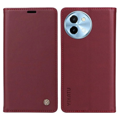 YIKATU YK-001 For vivo Y38 5G / Y200i 5G / T3x Stand Case Magnetic PU Leather Phone Cover