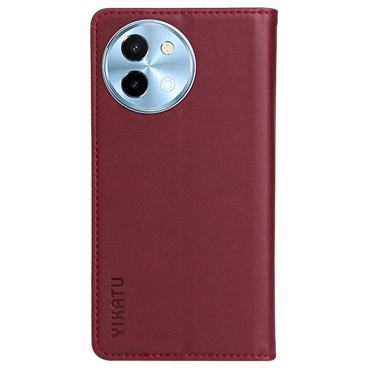 YIKATU YK-001 For vivo Y38 5G / Y200i 5G / T3x Stand Case Magnetic PU Leather Phone Cover