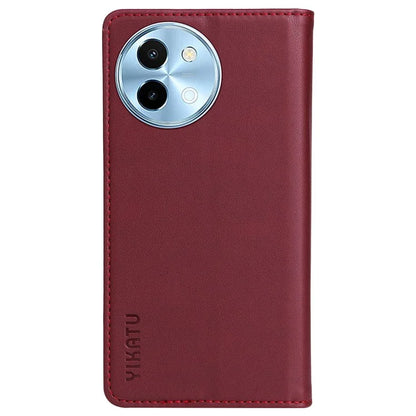 YIKATU YK-001 For vivo Y38 5G / Y200i 5G / T3x Stand Case Magnetic PU Leather Phone Cover