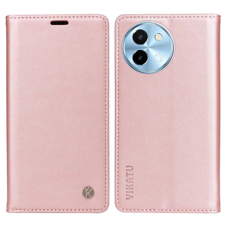 YIKATU YK-001 For vivo Y38 5G / Y200i 5G / T3x Stand Case Magnetic PU Leather Phone Cover