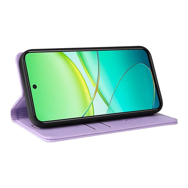 YIKATU YK-001 For vivo Y38 5G / Y200i 5G / T3x Stand Case Magnetic PU Leather Phone Cover