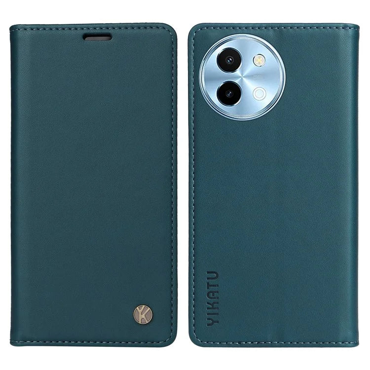 YIKATU YK-001 For vivo Y38 5G / Y200i 5G / T3x Stand Case Magnetic PU Leather Phone Cover
