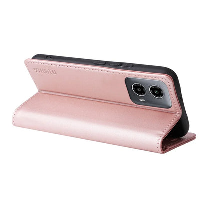 YIKATU YK-001 For Motorola Moto G34 5G Case Magnetic Closure Full Protection Leather Phone Cover