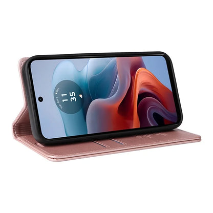 YIKATU YK-001 For Motorola Moto G34 5G Case Magnetic Closure Full Protection Leather Phone Cover