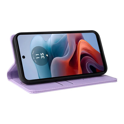 YIKATU YK-001 For Motorola Moto G34 5G Case Magnetic Closure Full Protection Leather Phone Cover