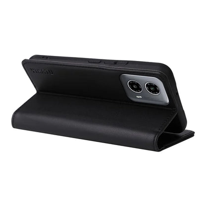 YIKATU YK-001 For Motorola Moto G34 5G Case Magnetic Closure Full Protection Leather Phone Cover