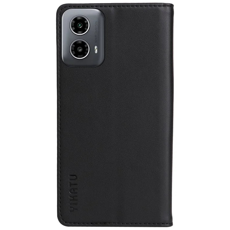 YIKATU YK-001 For Motorola Moto G34 5G Case Magnetic Closure Full Protection Leather Phone Cover