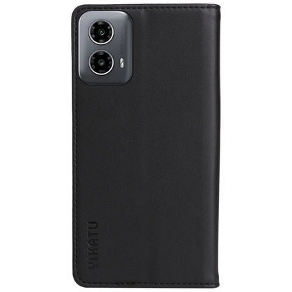 YIKATU YK-001 For Motorola Moto G34 5G Case Magnetic Closure Full Protection Leather Phone Cover