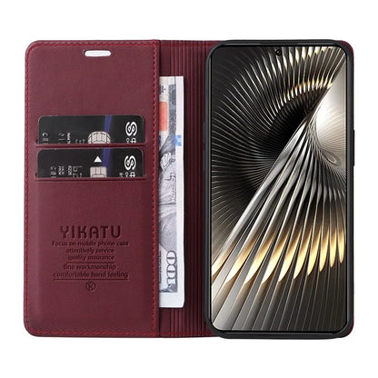 YIKATU YK-001 For Xiaomi Redmi Turbo 3 5G / Poco F6 5G Case PU Leather Wallet Folio Phone Cover