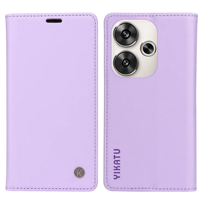 YIKATU YK-001 For Xiaomi Redmi Turbo 3 5G / Poco F6 5G Case PU Leather Wallet Folio Phone Cover