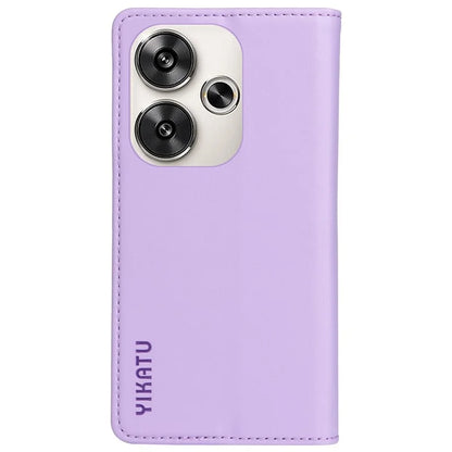 YIKATU YK-001 For Xiaomi Redmi Turbo 3 5G / Poco F6 5G Case PU Leather Wallet Folio Phone Cover