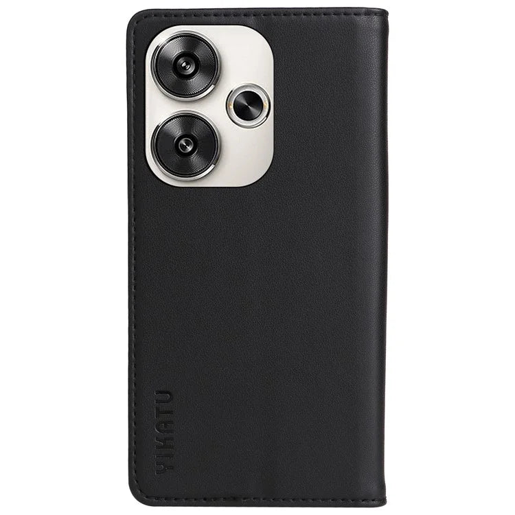 YIKATU YK-001 For Xiaomi Redmi Turbo 3 5G / Poco F6 5G Case PU Leather Wallet Folio Phone Cover