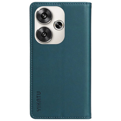 YIKATU YK-001 For Xiaomi Redmi Turbo 3 5G / Poco F6 5G Case PU Leather Wallet Folio Phone Cover