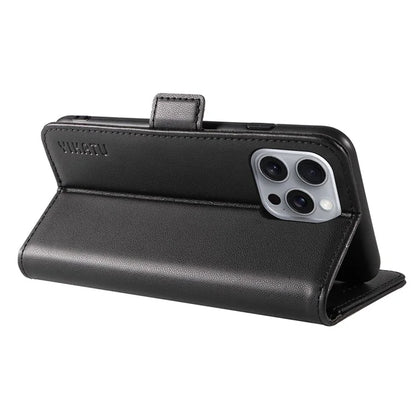 YIKATU YK-003 For iPhone 16 Pro Max Case PU Leather Folio Flip Phone Cover