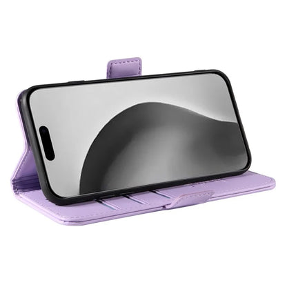 YIKATU YK-003 For iPhone 16 Pro Max Case PU Leather Folio Flip Phone Cover