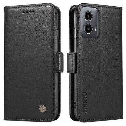 YIKATU YK-003 For Motorola Moto G34 5G Case Card Slots PU Leather Wallet Phone Cover