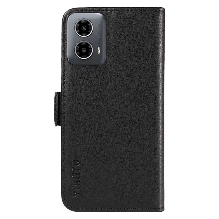 YIKATU YK-003 For Motorola Moto G34 5G Case Card Slots PU Leather Wallet Phone Cover