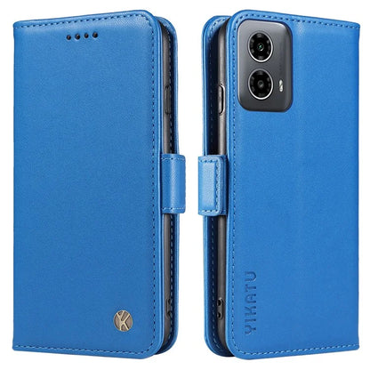 YIKATU YK-003 For Motorola Moto G34 5G Case Card Slots PU Leather Wallet Phone Cover