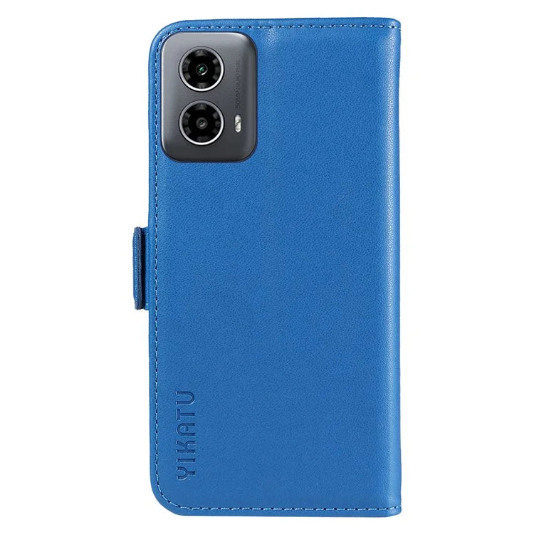 YIKATU YK-003 For Motorola Moto G34 5G Case Card Slots PU Leather Wallet Phone Cover