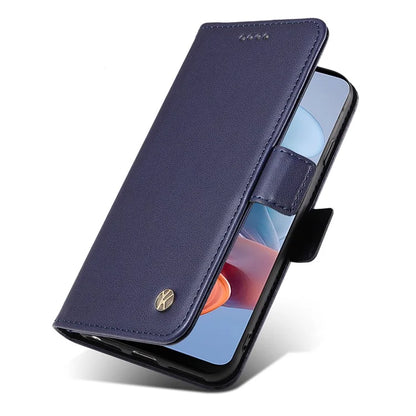 YIKATU YK-003 For Motorola Moto G34 5G Case Card Slots PU Leather Wallet Phone Cover