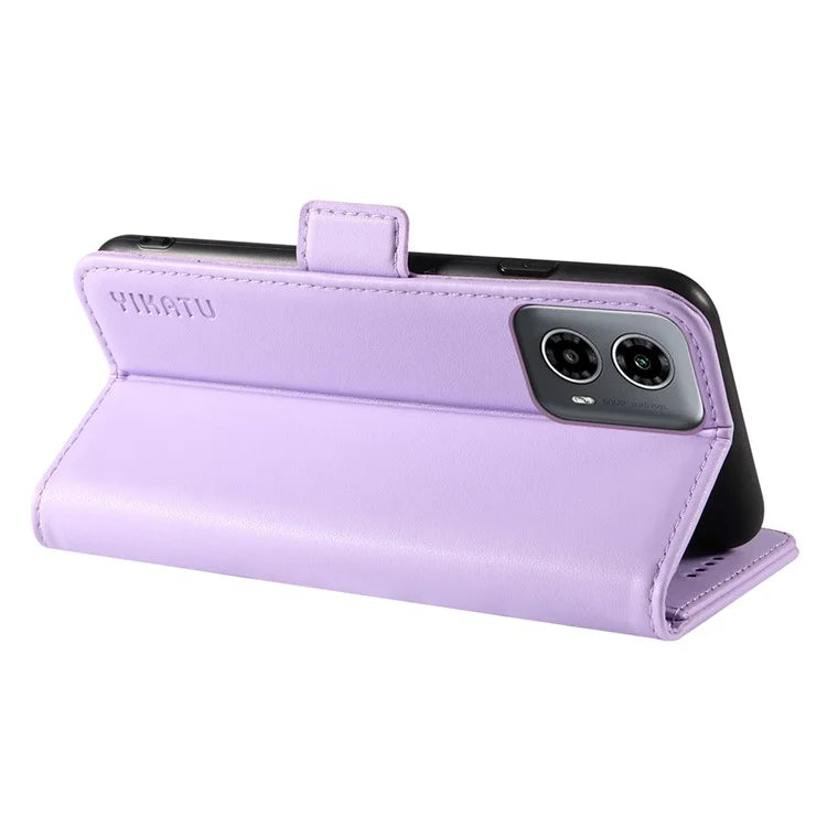 YIKATU YK-003 For Motorola Moto G34 5G Case Card Slots PU Leather Wallet Phone Cover