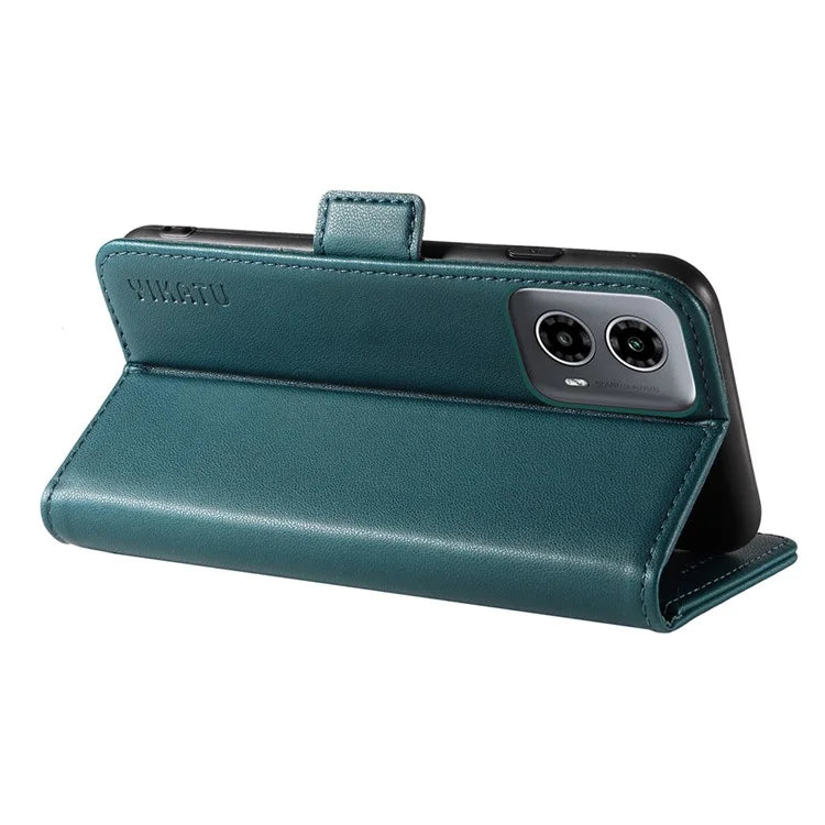 YIKATU YK-003 For Motorola Moto G34 5G Case Card Slots PU Leather Wallet Phone Cover