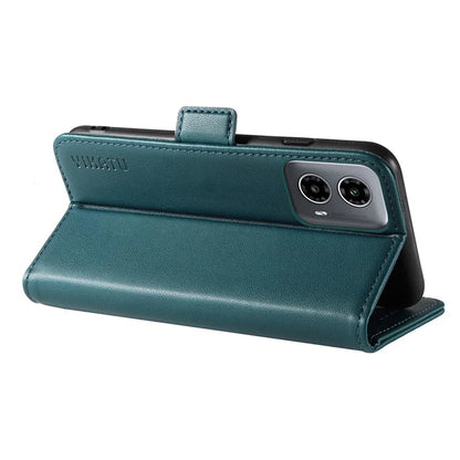 YIKATU YK-003 For Motorola Moto G34 5G Case Card Slots PU Leather Wallet Phone Cover