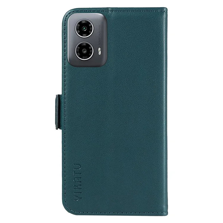 YIKATU YK-003 For Motorola Moto G34 5G Case Card Slots PU Leather Wallet Phone Cover