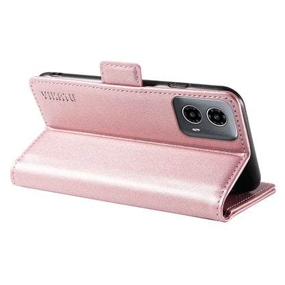 YIKATU YK-003 For Motorola Moto G34 5G Case Card Slots PU Leather Wallet Phone Cover