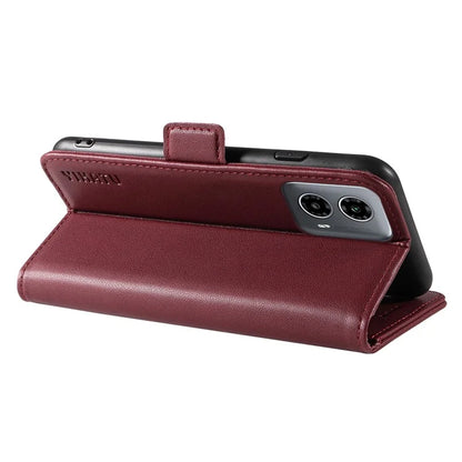 YIKATU YK-003 For Motorola Moto G34 5G Case Card Slots PU Leather Wallet Phone Cover
