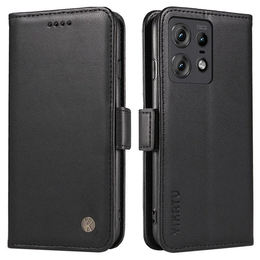 YIKATU YK-003 For Motorola Edge 50 Pro 5G Case PU Leather Magnetic Protective Flip Phone Cover