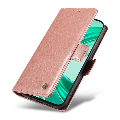 YIKATU YK-007 For iPhone 16 Pro Max Case Litchi Texture Leather Phone Cover with Wallet Stand
