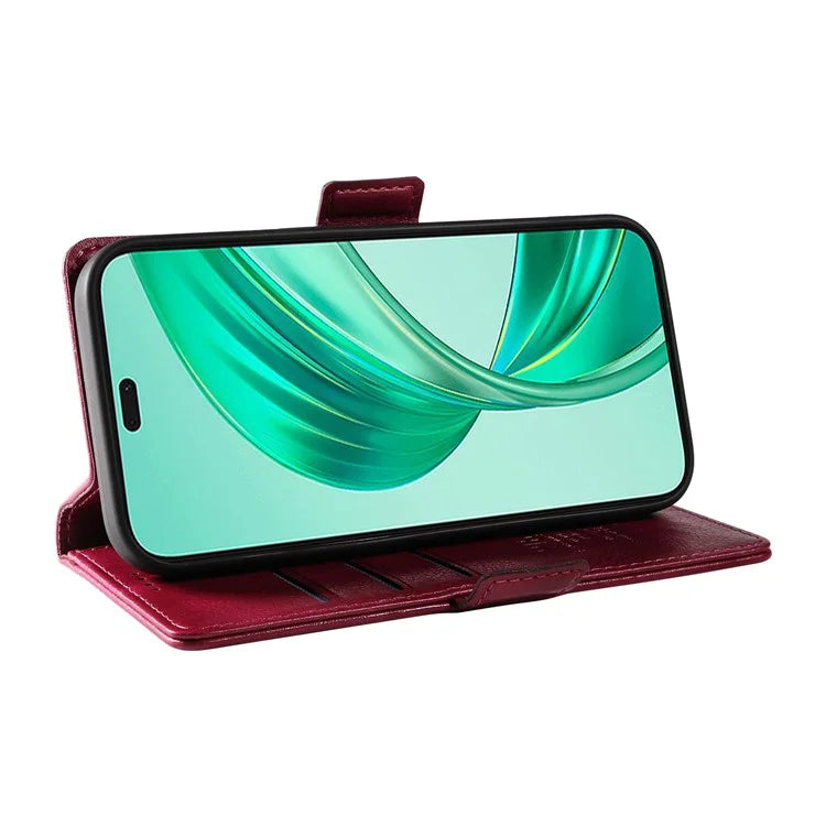 YIKATU YK-007 For iPhone 16 Pro Max Case Litchi Texture Leather Phone Cover with Wallet Stand