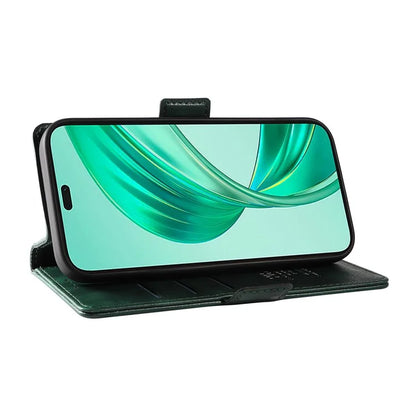 YIKATU YK-007 For iPhone 16 Pro Max Case Litchi Texture Leather Phone Cover with Wallet Stand