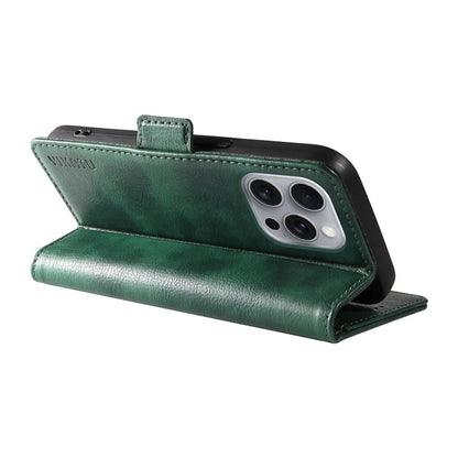 YIKATU YK-007 For iPhone 16 Pro Max Case Litchi Texture Leather Phone Cover with Wallet Stand