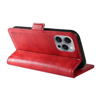 YIKATU YK-007 For iPhone 16 Pro Max Case Litchi Texture Leather Phone Cover with Wallet Stand