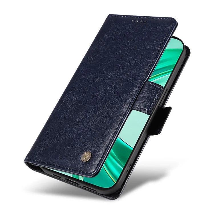 YIKATU YK-007 For iPhone 16 Pro Max Case Litchi Texture Leather Phone Cover with Wallet Stand