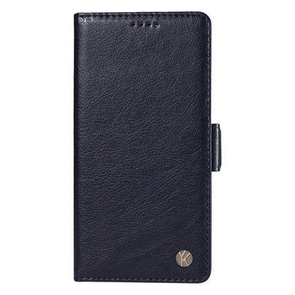 YIKATU YK-007 For iPhone 16 Pro Max Case Litchi Texture Leather Phone Cover with Wallet Stand