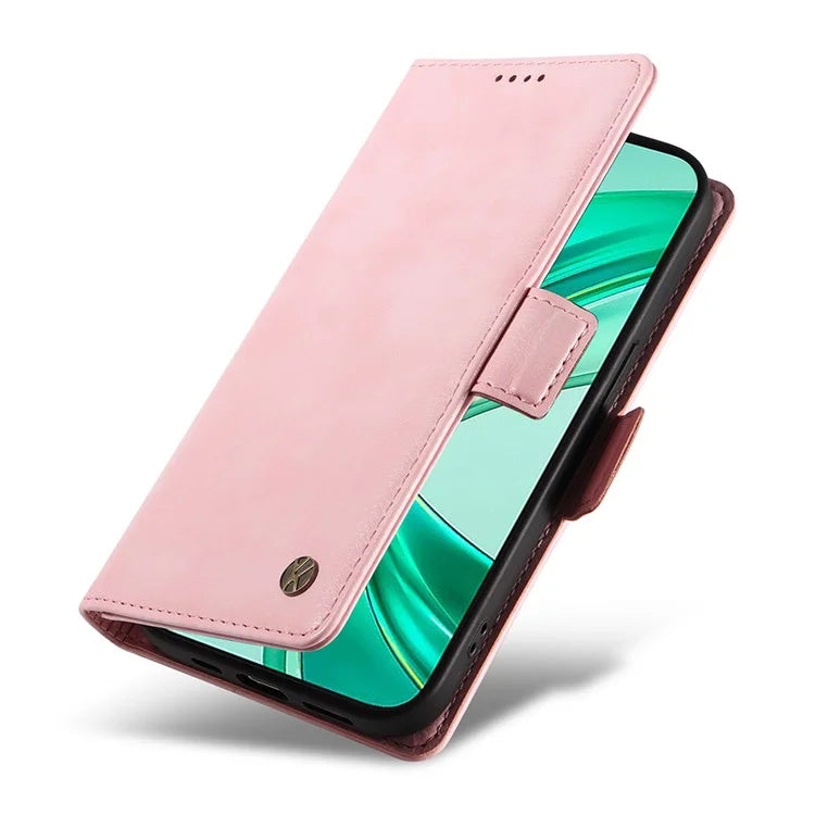 YIKATU YK-007 For iPhone 16 Pro Max Case Litchi Texture Leather Phone Cover with Wallet Stand