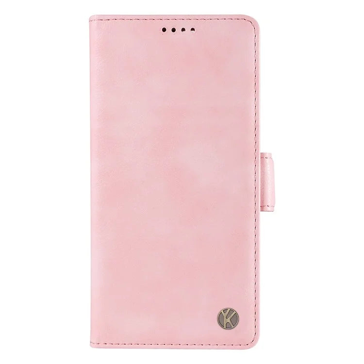 YIKATU YK-007 For iPhone 16 Pro Max Case Litchi Texture Leather Phone Cover with Wallet Stand