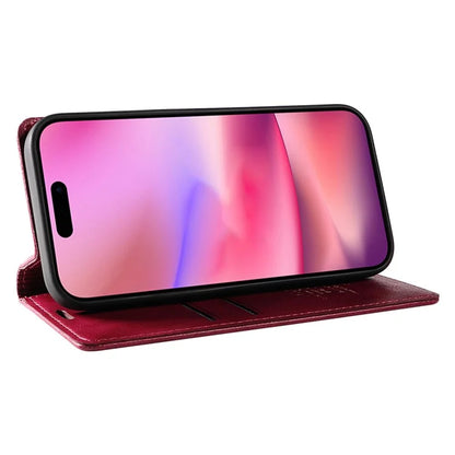 YIKATU YK-006 For iPhone 16 Wallet Case Scratch-Proof Leather Phone Cover