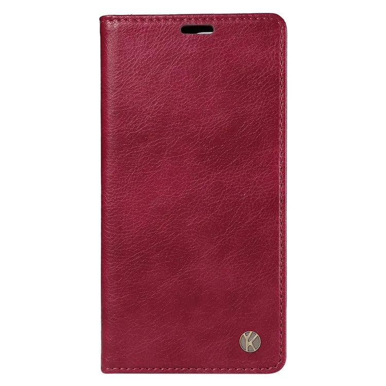 YIKATU YK-006 For iPhone 16 Wallet Case Scratch-Proof Leather Phone Cover