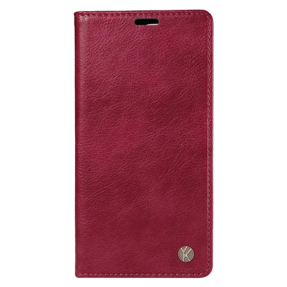 YIKATU YK-006 For iPhone 16 Wallet Case Scratch-Proof Leather Phone Cover